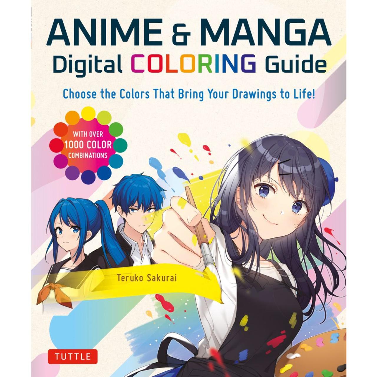 Anime & manga digital coloring guide