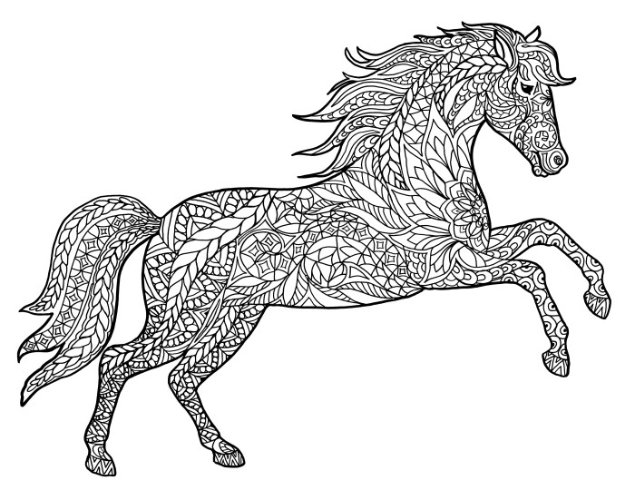 Animal coloring pages detailed