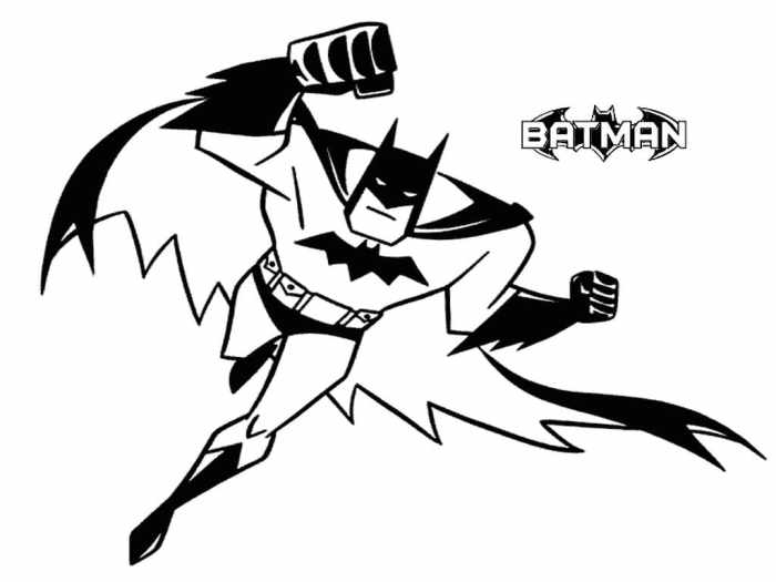 Batman the animated series coloring pages