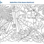 Amazon animals coloring pages