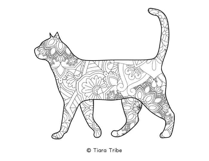 Simple coloring pages of animals