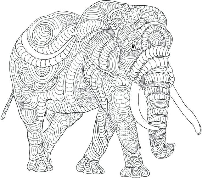 Coloring pages animal difficult elegant getdrawings