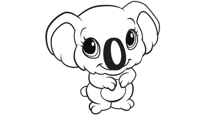 Free coloring pages for kids animals