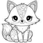 Cute animal coloring pages