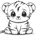 Coloring sheets of cute animals