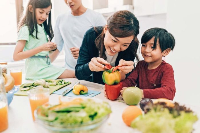 Kinder sollen über ihre ernährung mit