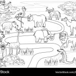 Coloring pictures jungle animals