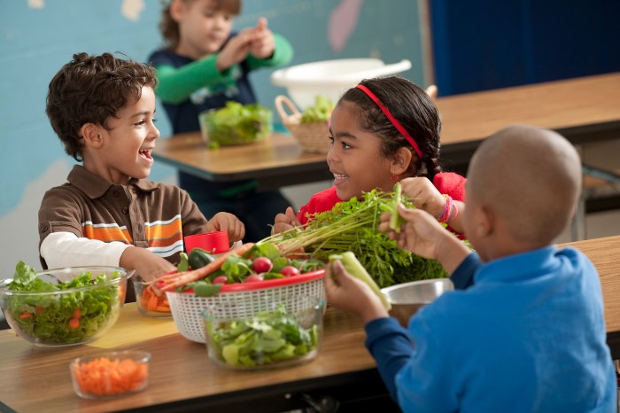 Gesunde ernährung kinder flyer