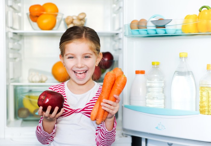 Kinder sollen über ihre ernährung mit