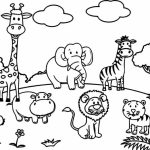 Jungle animal coloring sheets