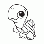 Cute baby animals coloring pages