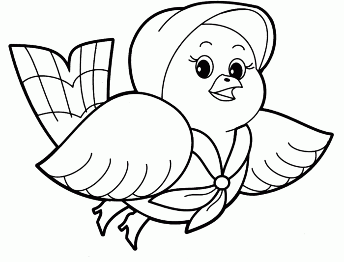 Coloring pages of animals easy