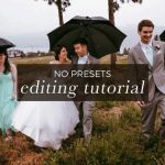 Elightroom editing wedding dress photos