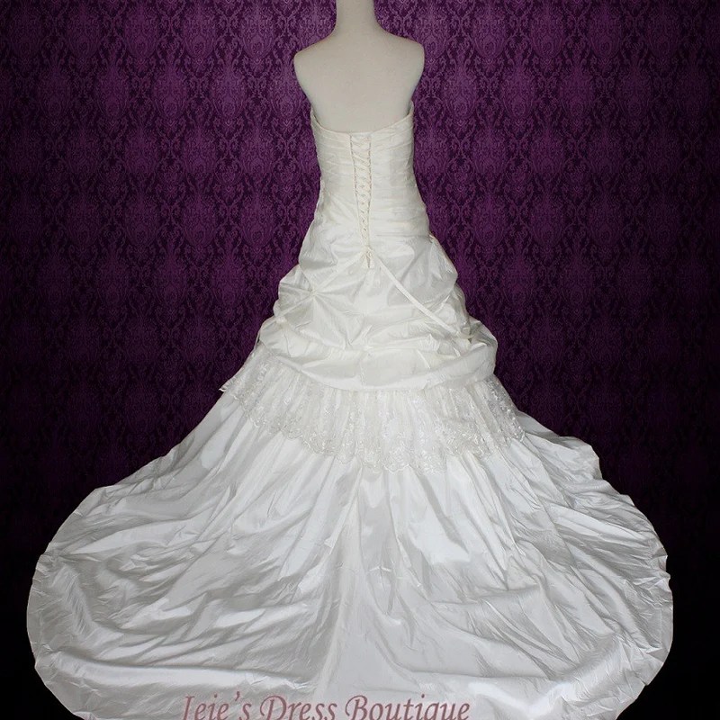 Drop waist wedding dress