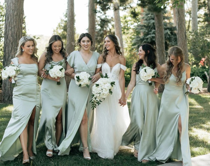 Sage green dress for wedding