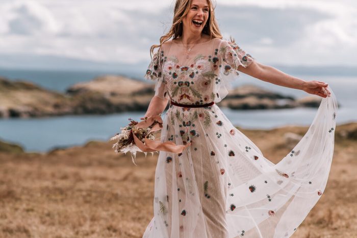 Floral dresses for wedding