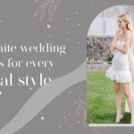 Short white wedding dresses