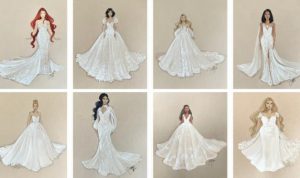 Disney princess wedding dresses