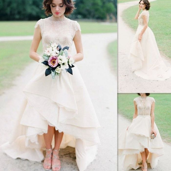 High low wedding dress