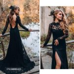 Black wedding guest dresses