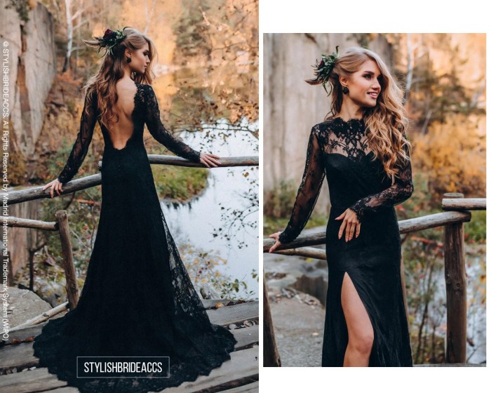 Black wedding guest dresses