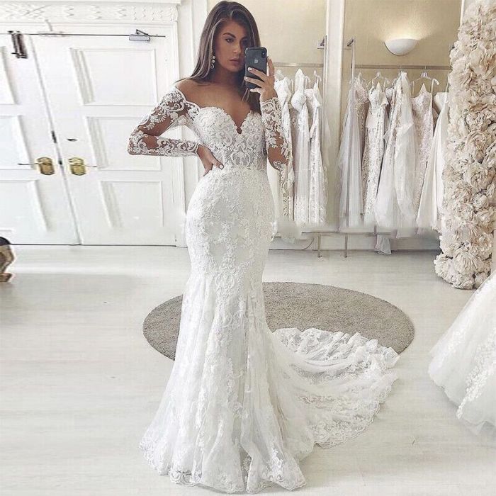 Wedding dresses with sleeves