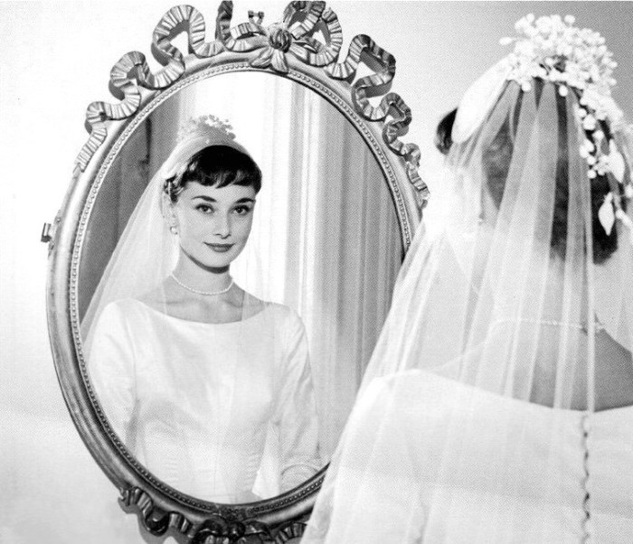 Audrey hepburn wedding dress