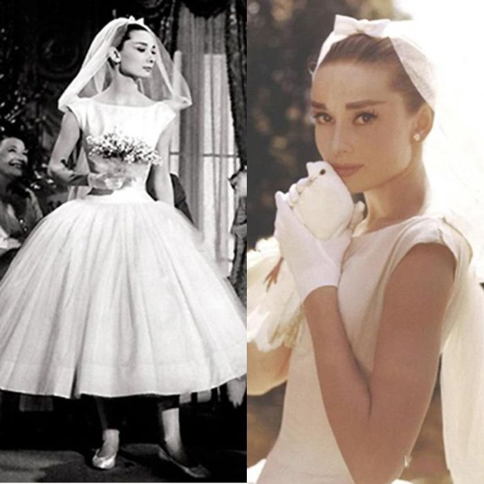 Audrey hepburn wedding dress