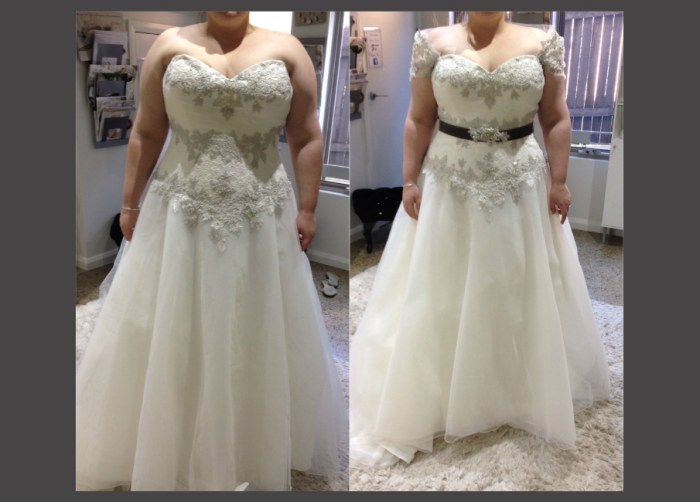 Wedding plus size dresses dress perfection empire lace elegant bodice brides big waist bridal campaign story love weddinginspirasi thick beautiful